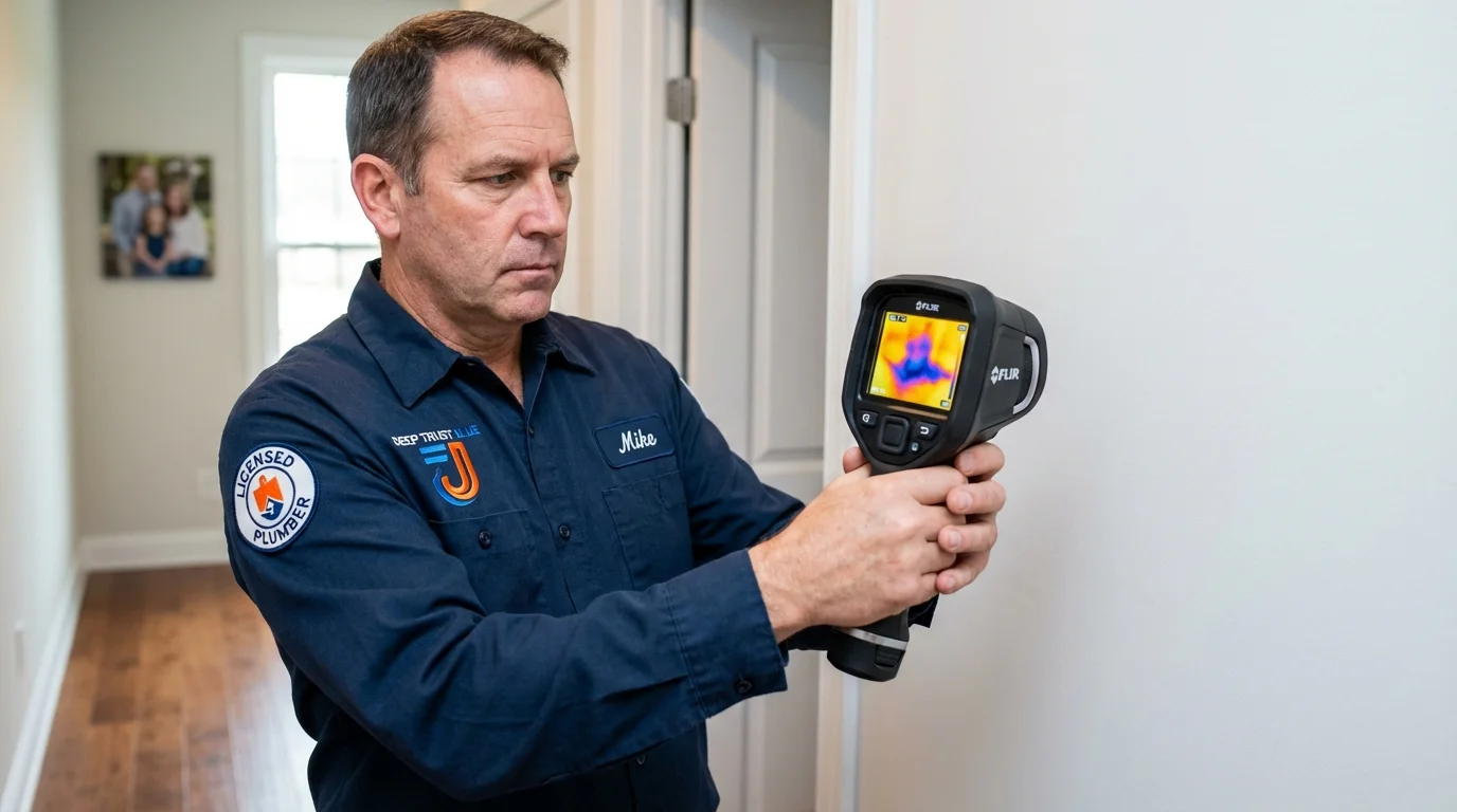 Thermal imaging leak detection by Johns Plumbing LLC in Oregon City